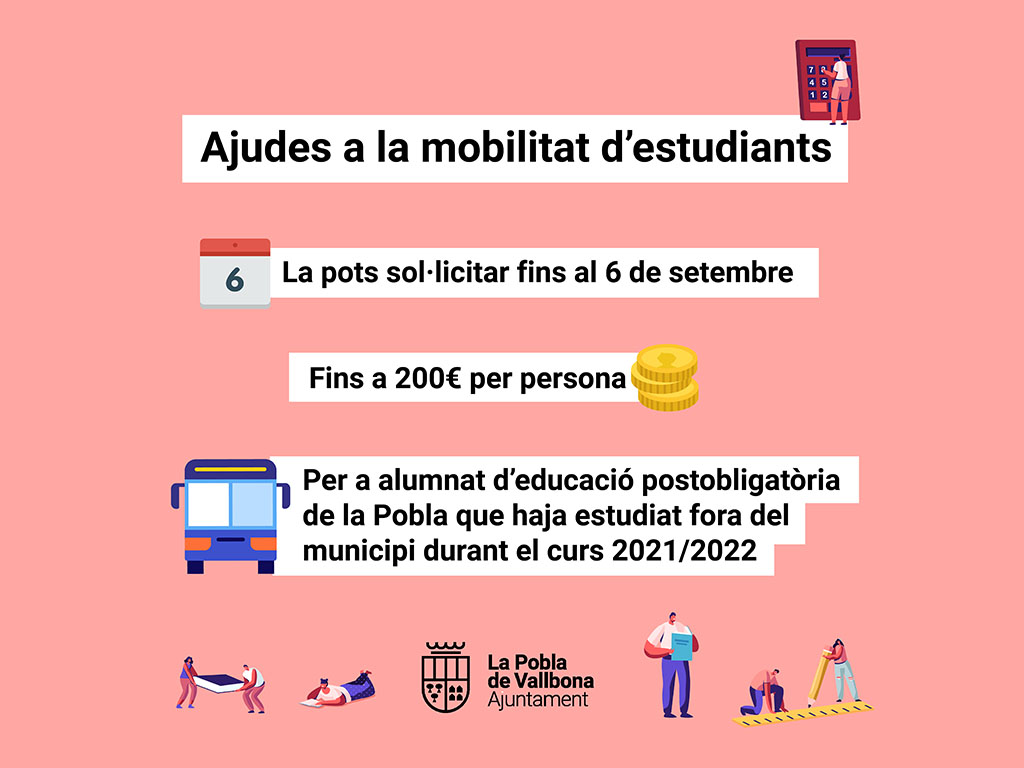 Obri el termini per demanar l’ajuda de mobilitat per a estudiants de la