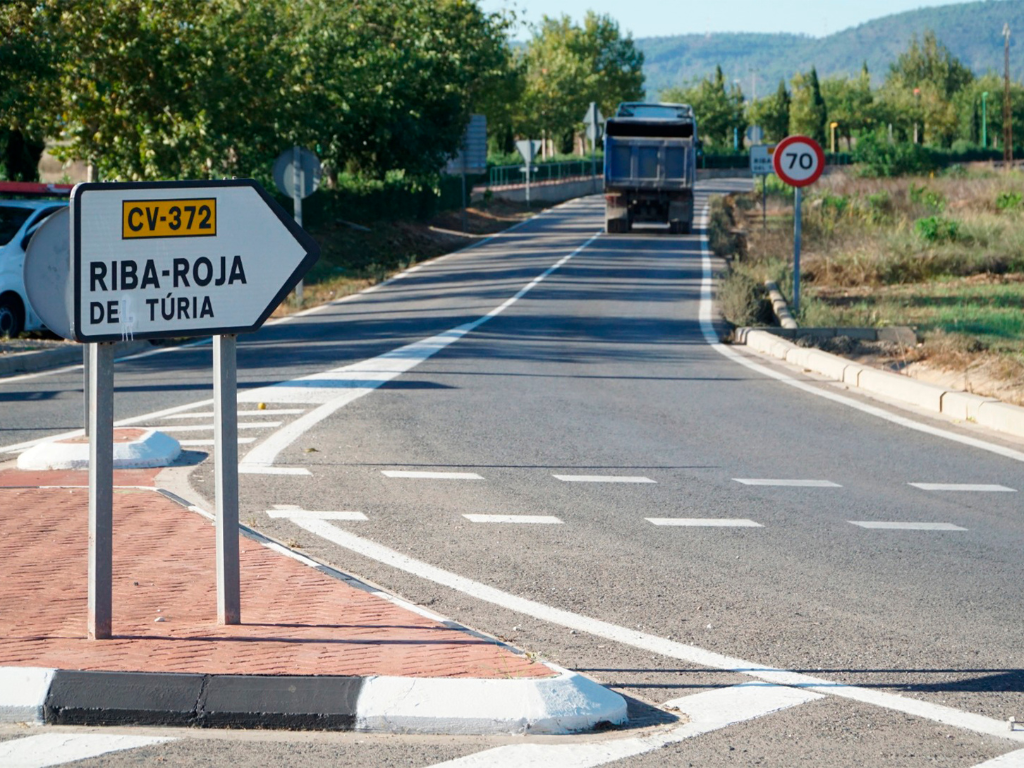 La Pobla de Vallbona reclama a la Diputació la millora de la carretera CV-372