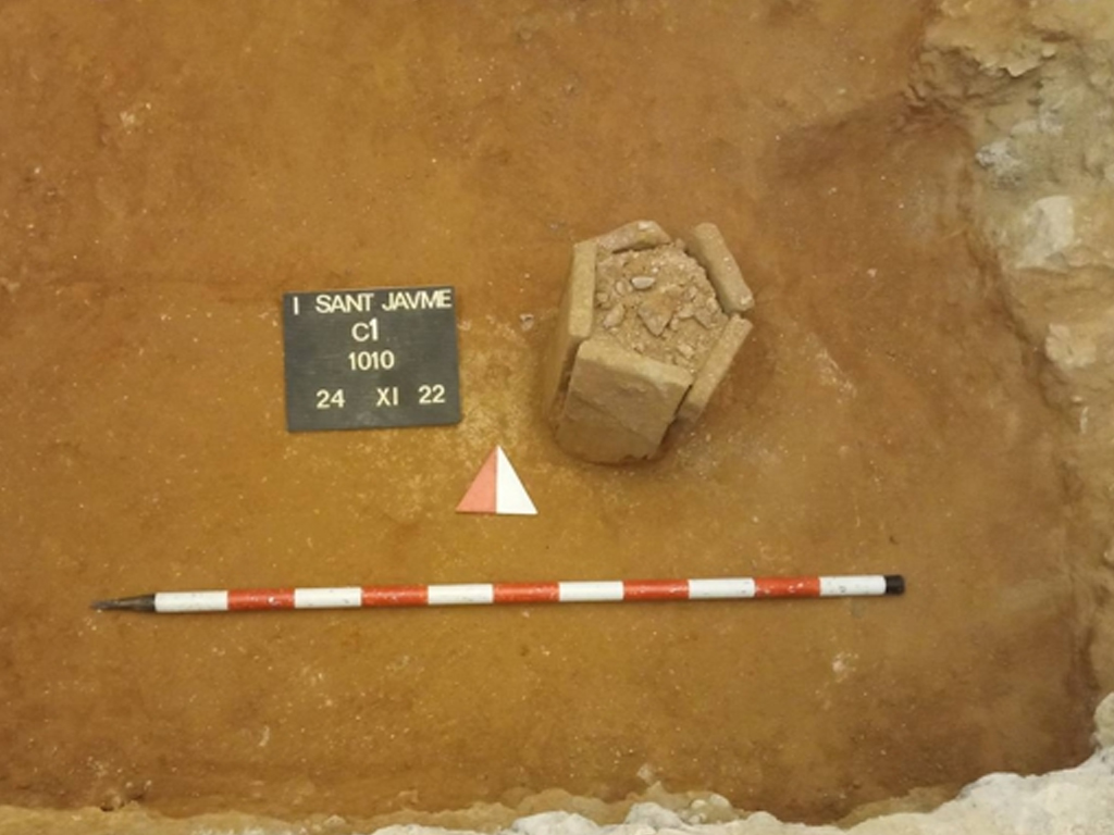 Localitzats els fonaments medievals de l’església de Sant Jaume