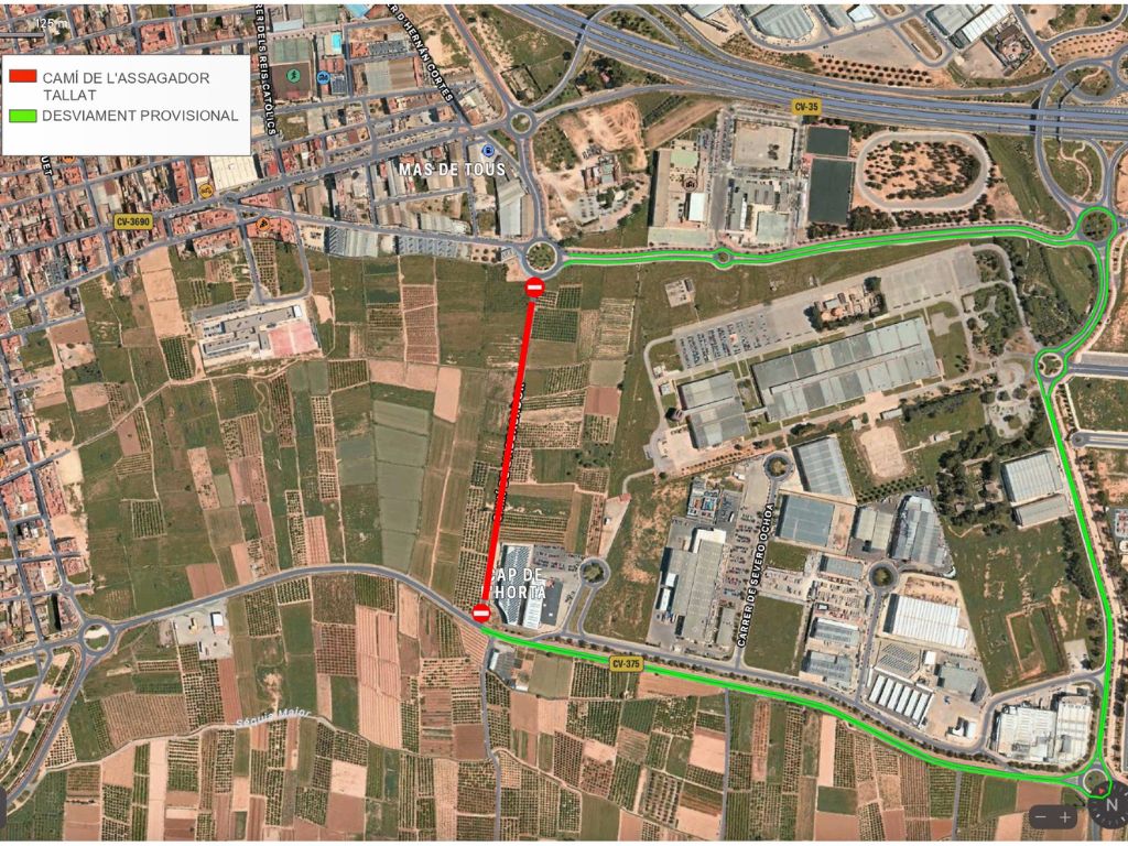 Comencen les obres del camí de l’Assagador a la Pobla de Vallbona