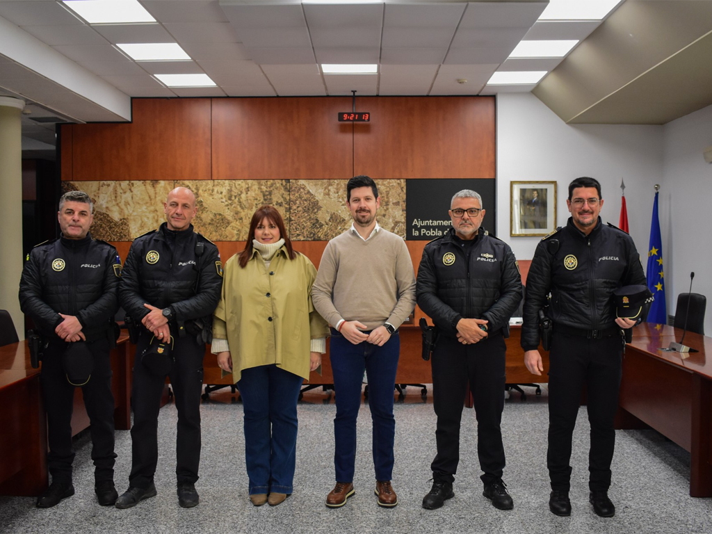 La Pobla de Vallbona refuerza la plantilla de la Policía Local con tres nuevos oficiales