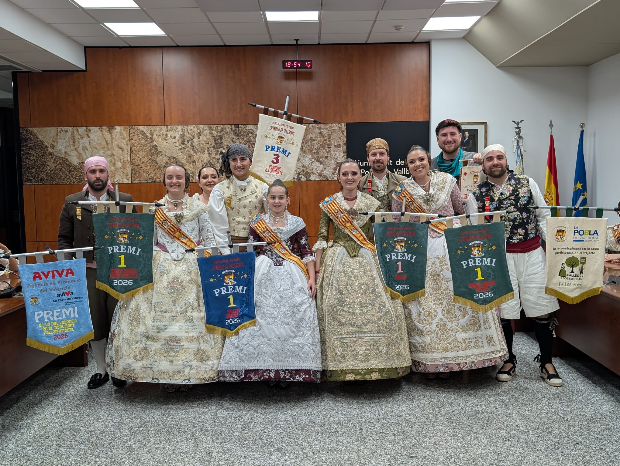 La Falla Trinquet aconseguix el doblet a la Pobla de Vallbona