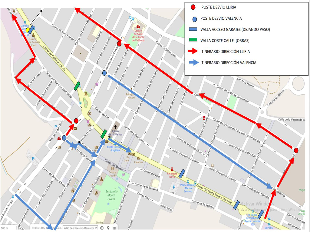Obras de pavimentación en la Plaza de Vicent Alba