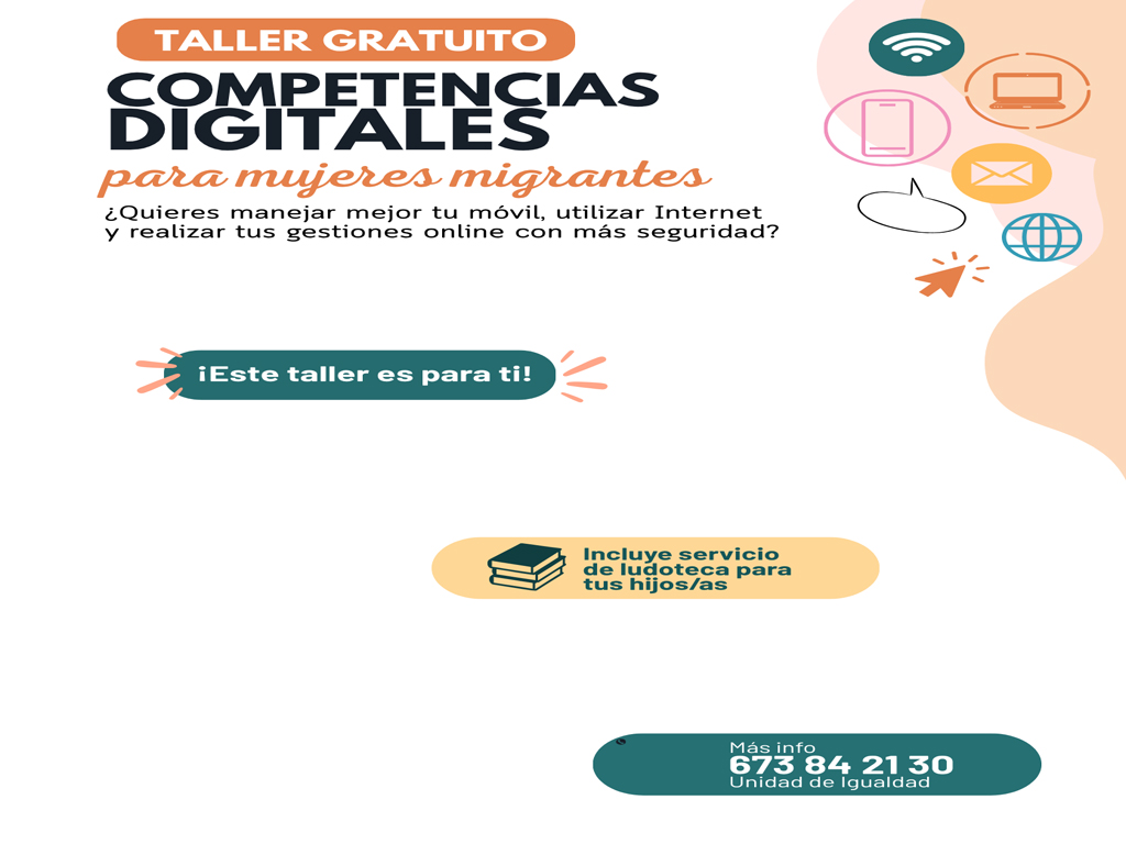 Taller gratuït de competències digitals per a dones migrants