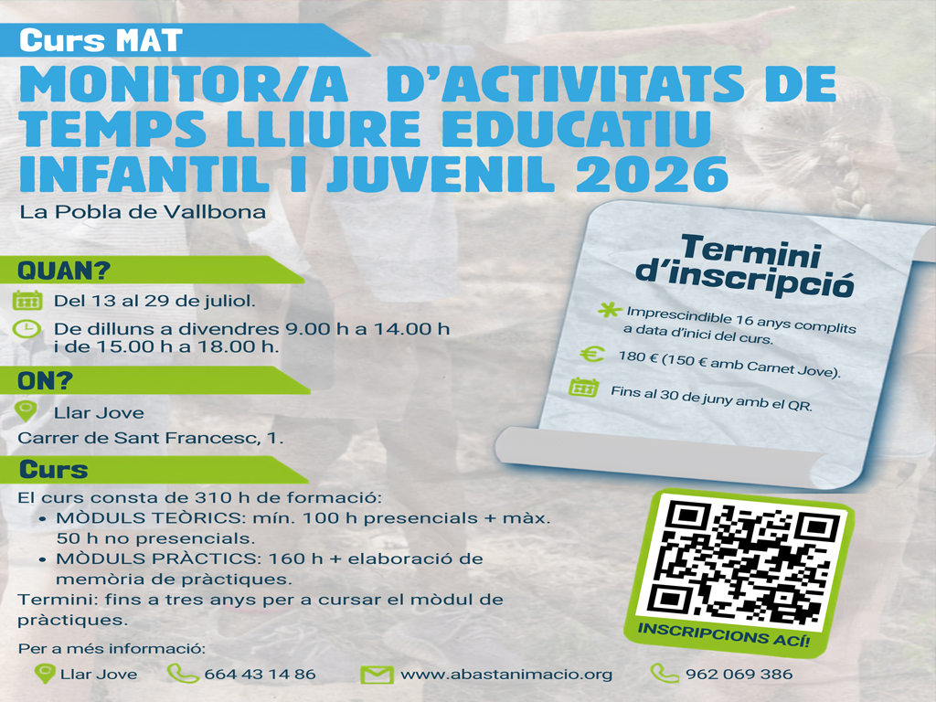 Curso monitor actividades de tiempo libre