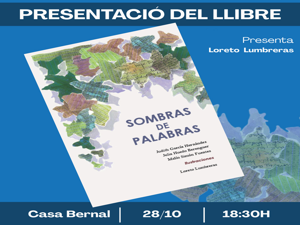 Presentació del llibre "Sombras de palabras" 